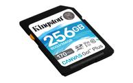 Kingston Canvas Go! Plus - flashminnekort - 256 GB - SDXC UHS-I (SDG3/256GB)