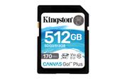 Kingston Canvas Go! Plus - flashminnekort - 512 GB - SDXC UHS-I