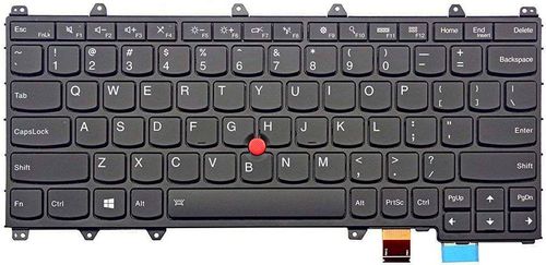 LENOVO Yoga 370 Keyboard FR Silver (01AV686)