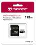 TRANSCEND 350V, 128 GB, MicroSDXC,  Klasse 10, UHS-I, 100 MB/s, Sort, Grå (TS128GUSD350V)