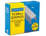 Rapesco 923/8mm Galvanised Staples (Pack 4000) - S92308Z3 (S92308Z3)