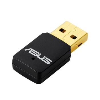 ASUS USB-N13 V2 Nettverkskort N300, USB 2.0, WPA3 (90IG05D0-MO0R00)