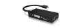 ICY BOX Adapter 3in1 Mini DisplayPort St. -> 1x VGA/HDMI/ Bu. retail (IB-AC1032)