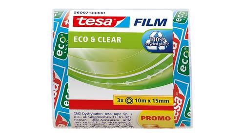 TESA tesafilm eco&clear 3 Rollen Promo Shrink 10m 15mm (56997-00000-01)