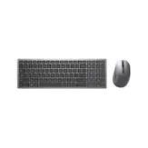DELL Multi-Device KM7120W - tastatur- og mussett - Pan Nordic - titangrå (KM7120W-GY-PNN)