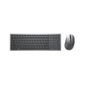 DELL Multi-Device Wireless Keyboard and Mouse Combo Nordic Layout (Danish / Norwegian / Swedish / Finnish) - Tastatur & Mus sæt - Nordisk - Grå (KM7120W-GY-PNN)