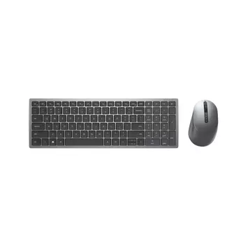 DELL Multi-Device KM7120W - tastatur- og mussett - Pan Nordic - titangrå (KM7120W-GY-PNN)