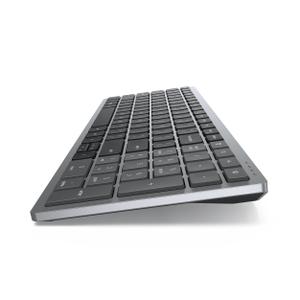 DELL Multi-Device Wireless Keyboard and Mouse Combo Nordic Layout (Danish / Norwegian / Swedish / Finnish) - Tastatur & Mus sæt - Nordisk - Grå (KM7120W-GY-PNN)