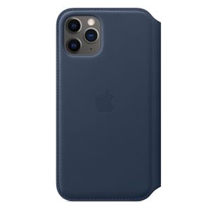 APPLE iPhone 11 Pro Leather Folio - Deep Sea Blue (MY1L2ZM/A)