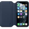 APPLE iPhone 11 Pro Leather Folio - Deep Sea Blue (MY1L2ZM/A)