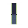 APPLE 44mm Sport Loop - Klockrem för smart klocka - Vanlig storlek - neon lime - för Watch (42 mm, 44 mm) (MXMV2ZM/A)