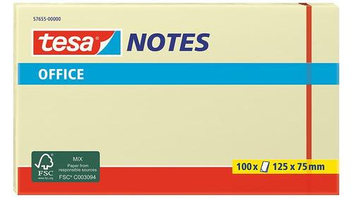 TESA Office Notes 100 Blatt 125 x 75mm gelb (57655-00000-05)