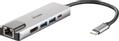 D-LINK 5-in-1 USB-C Hub with HDMI/ Ethernet and Power Delivery IN (DUB-M520)