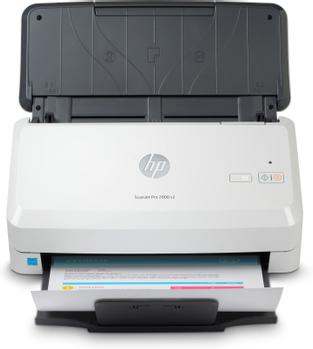 HP P Scanjet Pro 2000 s2 Sheet-feed - Document scanner - Duplex - 216 x 3100 mm - 600 dpi x 600 dpi - up to 35 ppm (mono) - ADF (50 sheets) - up to 3500 scans per day - USB 3.0 (6FW06A#B19)