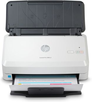 HP Scanjet Pro 2000 s2 Sheet-feed Document scanner Duplex 216x3100mm 600dpix600dpi 35ppm mono ADF 50sheets 3500scans (6FW06A#B19)