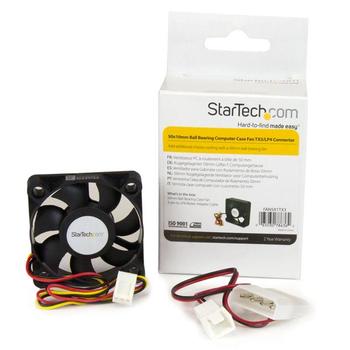 STARTECH 5X1CM 3 PIN BALL BEARING FAN . ACCS (FAN5X1TX3           )