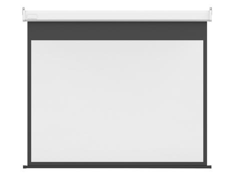 MULTIBRACKETS Motorized Projection Screen Deluxe - Projektorduk (motordriven) - 77 tum - 16:9 - Matte White - vit (7350022730403)