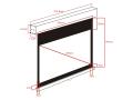 MULTIBRACKETS M Manual Self-lock Projection Screen Deluxe - Projektorduk - 100" (254 cm) - 4:3 - Matte White - vit (7350022730595)