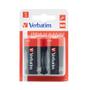VERBATIM Batteri Alkaline LR20/D 1,5V (2) (49923)
