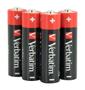 VERBATIM ALKALINE BATTERY AA 4 PACK SHRINK (49501)