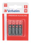 VERBATIM AAA Alkaline Battery (LR03) 4pack Blister Retail