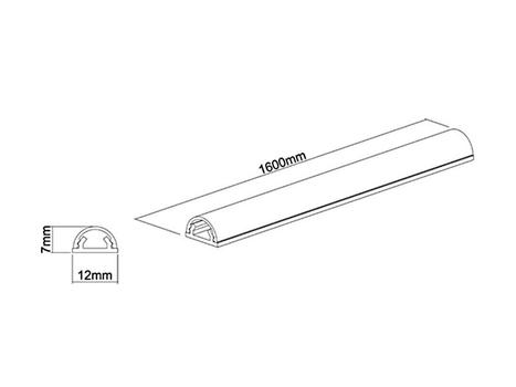 MULTIBRACKETS M Universal CableCover White 18x1100mm (7350022731233)
