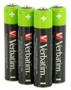 VERBATIM RECHARGEABLE BATTERY AAA 4 PACK / HR03 (49514)