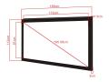 MULTIBRACKETS M 16:9 Framed Projection Screen Dlx77" (7350022731936)