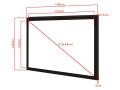 MULTIBRACKETS 4:3 Framed Projection Screen 172x130 86inch (7350022731967)