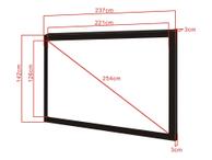 Multibrackets M Framed Projection Screen Deluxe - projeksjonsskjerm - 100" (254 cm) (7350022733473)