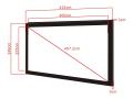MULTIBRACKETS M 16:9 Framed Projection Screen Deluxe 400x225 180" (7350022733640)