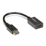StarTech DisplayPort to HDMI Adapter - 1920x1200 - HDMI Video Converter - Latching DP Connector - Monitor to HDMI Adapter (DP2HDMI2) - Video adapter - DisplayPort / HDMI - DisplayPort (hann) til HDMI (hunn) (DP2HDMI2)