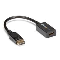 StarTech DisplayPort to HDMI Adapter - 1920x1200 - HDMI Video Converter - Latching DP Connector - Monitor to HDMI Adapter (DP2HDMI2) - Video adapter - DisplayPort / HDMI - DisplayPort (hann) til HDMI (hunn)