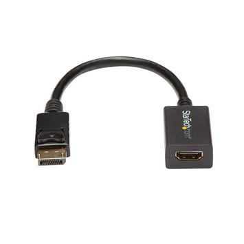 StarTech DisplayPort to HDMI Adapter - 1920x1200 - HDMI Video Converter - Latching DP Connector - Monitor to HDMI Adapter (DP2HDMI2) - Video adapter - DisplayPort / HDMI - DisplayPort (hann) til HDMI (hunn) (DP2HDMI2)