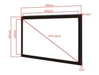 Multibrackets M Framed Projection Screen Deluxe - projeksjonsskjerm - 108" (274 cm) (7350022732964)