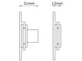 MULTIBRACKETS M Universal Wallmount Super Slim Silver Large VESA 200x100-400x400 Max 55kg (7350022732957)
