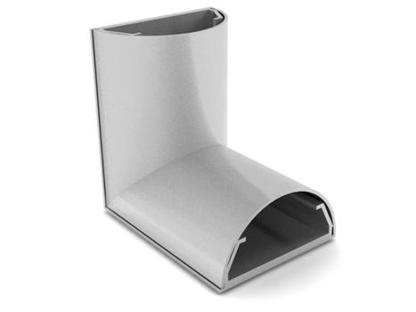 MULTIBRACKETS Cable Cover L and C Joint 50mm Aluminum (7350022732353)