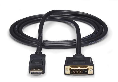 StarTech DisplayPort to DVI Cable - 6ft / 2m - 1920 x 1200 - M/M – DP to DVI Adapter Cable – Passive DisplayPort Monitor Cable (DP2DVI2MM6) - videoadapterkabel - DVI-D til DisplayPort - 1.8 m (DP2DVI2MM6)