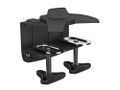 MULTIBRACKETS M Desktopmount Triple Arm Desk Clamp