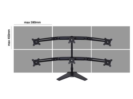 MULTIBRACKETS M VESA Desktopmount Triple Arm Expan Kit (7350022735002)