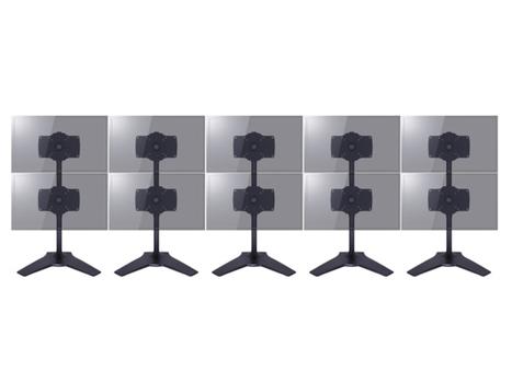 MULTIBRACKETS Desktopmount Single/ Dual/ Triple Stand 46cm Pipe (7350022737440)