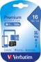 VERBATIM SD Micro Card 16 GB (SDHC)  (44010 $DEL)