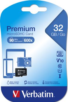 VERBATIM SD Micro Card 32 GB (SDHC) (44013 $DEL)