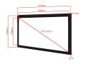 MULTIBRACKETS MB 2.35:1 Framed Screen 108inch 254cm x 108cm (7350022734531)