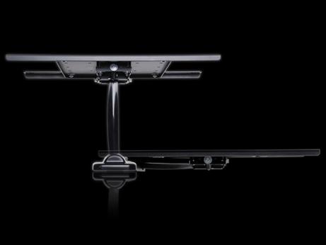 Multibrackets M VESA Flexarm Tilt & Turn II - monteringssett - for flatpanel - svart (7350022734210)