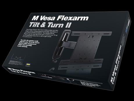 Multibrackets M VESA Flexarm Tilt & Turn II - monteringssett - for flatpanel - svart (7350022734210)