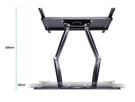 Multibrackets M VESA Super Slim Tilt & Turn Plus - monteringssett - for flatpanel - svart (7350022734227)