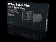 Multibrackets M VESA Super Slim Tilt & Turn Plus - monteringssett - for flatpanel - svart (7350022734227)