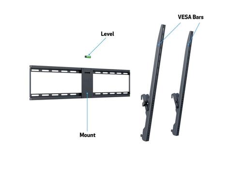 MULTIBRACKETS M Universal Tilt Wallmount Black Large (7350022734029)