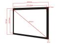 MULTIBRACKETS M 16:10 Framed Project Screen Dluxe 100" (7350022735774)